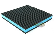 1 Anti Vibration Pad 6x6 7/8" Isolation Dampener Blue Heavy Duty Audio HVAC