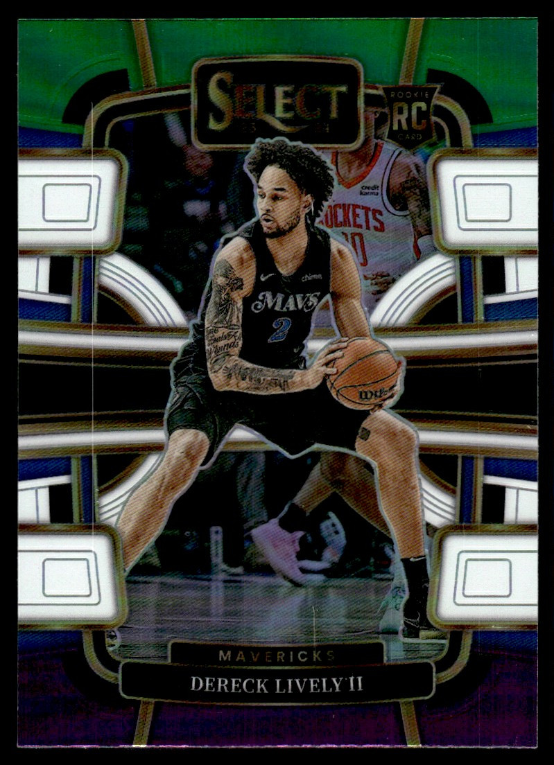 2023-24 Panini Select Concourse Tri Color Dereck Lively II Rookie Dallas