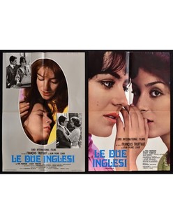 manifesti LE DUE INGLESI Les deux Anglaises Truffaut francoise leaud gruaul S03