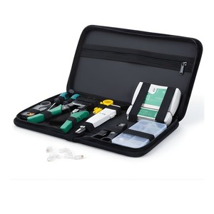 Kit tester cavo rete LAN RJ45 RJ11 RJ12 pinza crimpatrice plug ethernet custodia
