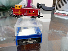 BACHMANN N SCALE 36 FT SANTA FE STEEL CABOOSE 5406 IN CASE