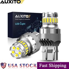 2x Auxito 7443 7444 Led Backup Reverse Light Bulbs Bright 6500k White Error Free
