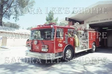 Fire Apparatus Slide 2001 LACOFD San Fernando 1990 KME Engine 74 #10479