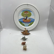 Villeroy & Boch Design Naif White Noahs Ark Collectors Plate Decor Animals