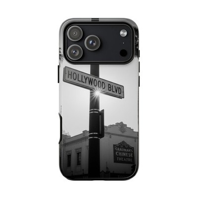 Hollywood Blvd sign phone case | Vintage LA palm trees