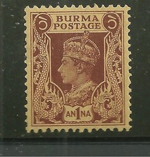 BURMA 22 MINT LIGHT KING GEORGE VI
