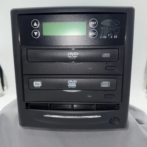 ZipSpin CD/DVD Disc Duplicator C-121-Pro W/ Power Cord Tested And Working