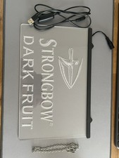 Strongbow Dark Fruit Light Up Sign, Strongbow Dark Fruit Neon Sign.