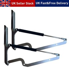 2PCS Lid Support Hinge for Keter Deck Box Storage Cabinet (Screws Not Included)