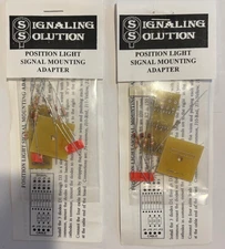 The Signal Solution Position Light Signal Mounting adapter kit (2 pack),  new.