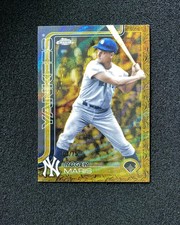 2025 Topps Gilded Chrome Roger Maris #59 Gold Wave 03/75 Yankees DN43