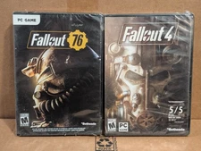 Fallout 76 PC Game 2018 Bethesda Factory Sealed + Fallout 4 Sealed 