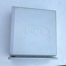 LaCie d2 External Drive Hard Drive Silver with Stand