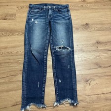 Moussy Vintage Skinny Jeans Medium Raw Hem Size 25 Japanese Selvedge