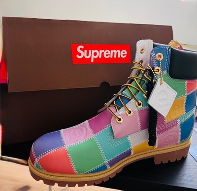 Supreme /Timberland  Patchwork 6'' Premium Waterproof Boot size 11 man