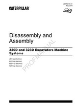 Caterpillar Cat 320D 323D EXCAVATOR Machine SYSTEM Disassembly Assembly Manual