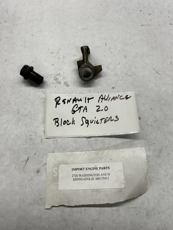 BLOCK SQUIRTER *USADO* SE ADAPTA A RENAULT ALLIANCE GTA 1965cc SOHC 1987 PISTON SQUIRTER Foto 2 de 3