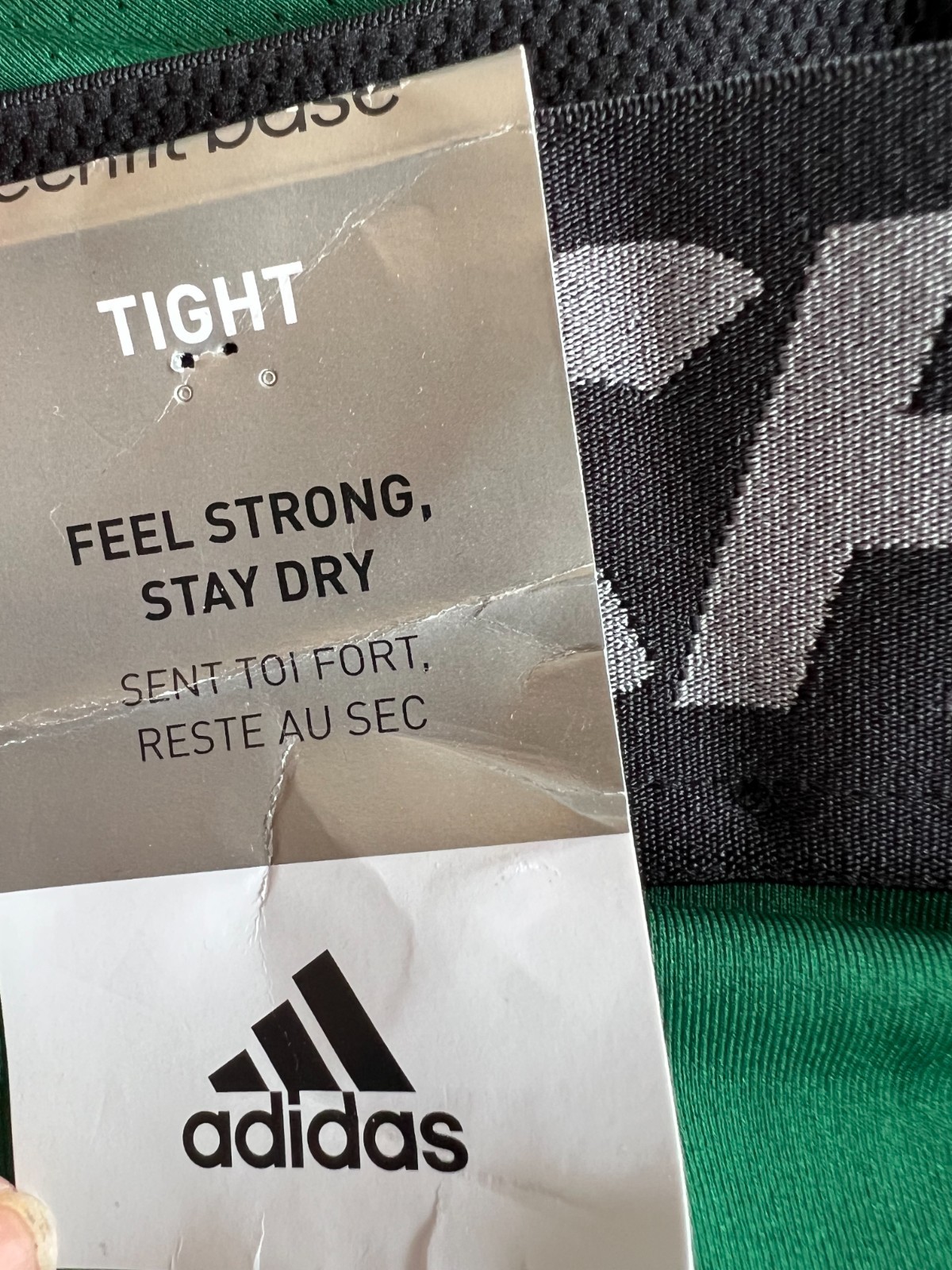 Adidas Techfit Leggings Mens Medium Green NWT Compression Tight Base Layer Green