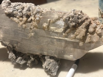 large museum grade specimen of calcite