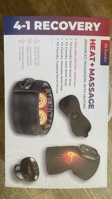 Fit Foundry Recovery Essentials Heat Vibration Cordless Kit - Wraps, Cupping
