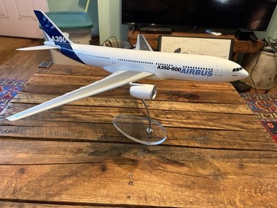 Rare Atelier Alain Pras Airbus A350-800 Aircraft Model 24  L x 23  W 1:100 scale