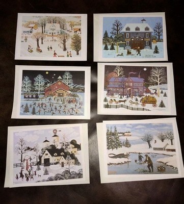 Lot Of 6 Vintage MADD Christmas Cards 70's 80's Mothers Against Drunk Drivers