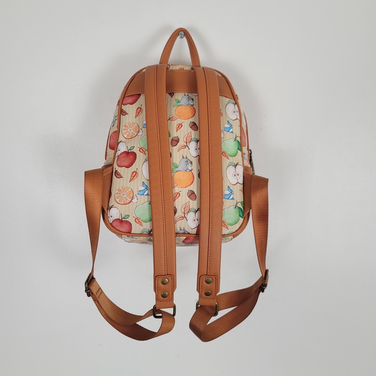 Loungefly Studio Ghibli Totoro Fruits Backpack ? ? Studio Ghibli My Neighbor Totoro Fall Leaves Mini Backpack  main image 3