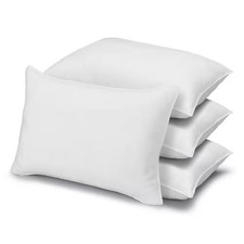 Firm Overstuffed Plush Allergy Resistant Gel Filled Standard Size Pillow