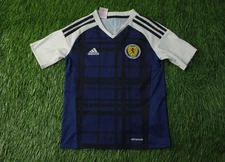 SCOTLAND TEAM 2015/2017 FOOTBALL SHIRT JERSEY HOME ADIDAS ORIGINAL SIZE YOUNG S