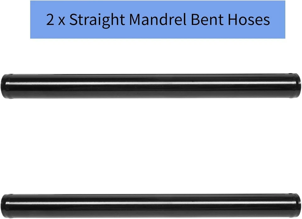 Intercooler turbo universal 28" x 7" x 2,5" + mangueras dobladas + kit de acopladores rectos Foto 4 de 4