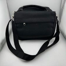Black SLR/DSLR Camera Bag Black Padded w/ Shoulder Strap 9" x 6" x 7"