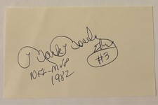 Mark Moseley Autograph on 3 x 5 index card -Redskins MVP 1982