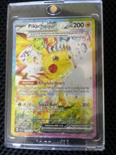 Pokémon TCG Pikachu ex illustrazione speciale raro 238/191 scintille urgenti SIR NM