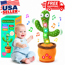 Dancing Talking Cactus Plush Toy Repeat Singi...