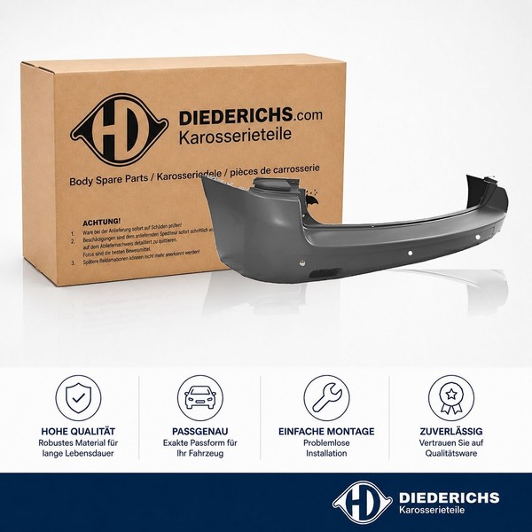 StossfÄNger Hinten Diederichs 4098058 FÜR CitroËN Opel Peugeot Toyota Bumper-image