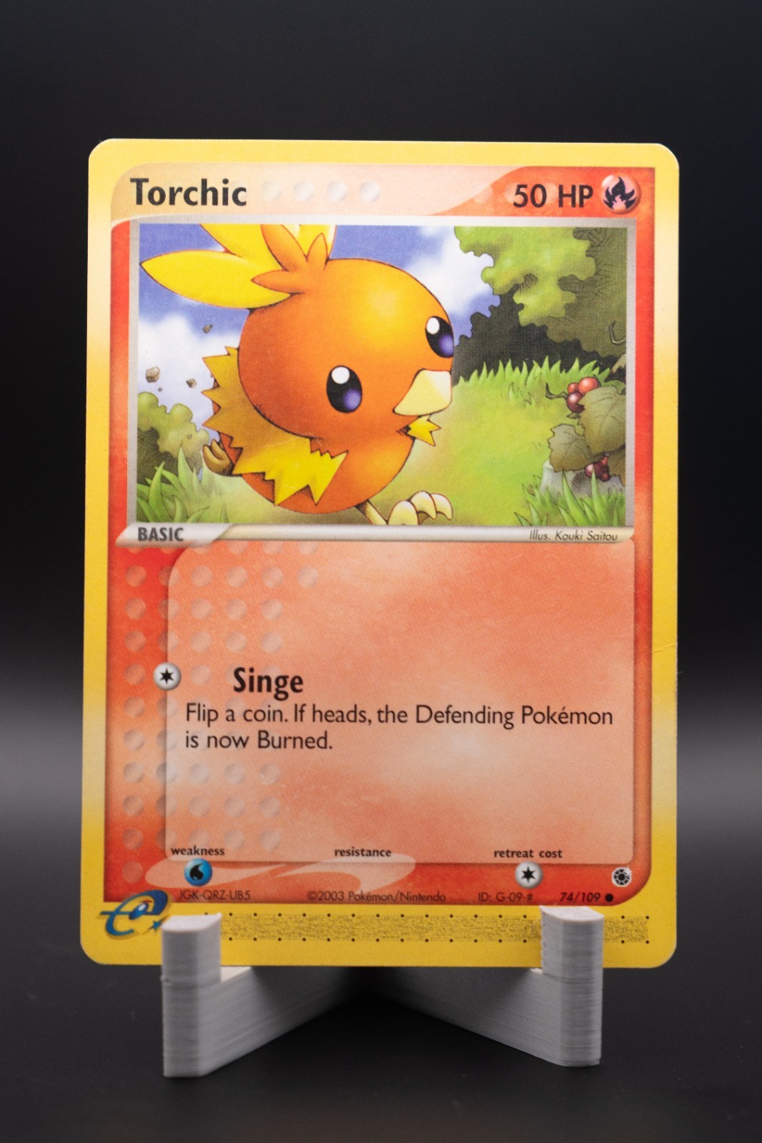 Torchic #74/109 - Ruby and Sapphire Regular - HP/DMG