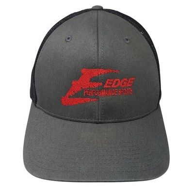 Edge Performance Sports Fitted Trucker Hat Gray XL Outdoor Richardson