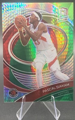 2020-21 Panini Spectra - Pascal Siakam #52 Asia Yellow Green Prizm /75