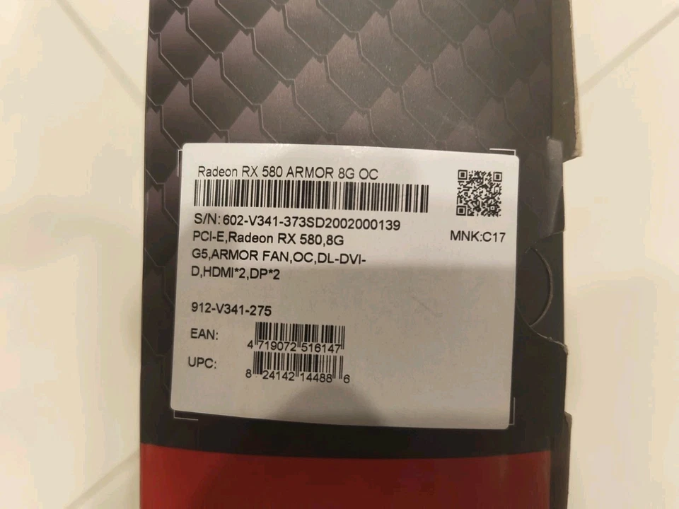 MSI Radeon RX 580 ARMOR 8G OC 8GB GDDR5 PCIe Video Card (RADEONRX580ARMOR8GOC) - Image 4 of 4