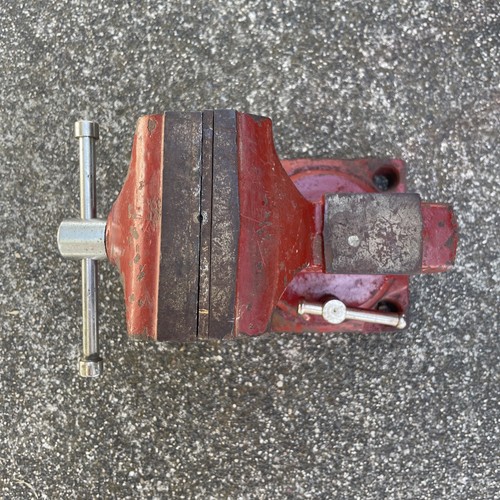 Vintage Wilton 3 1/2 Inch Swivel Bench Vise with Anvil & Pipe Jaws - Picture 3 of 22