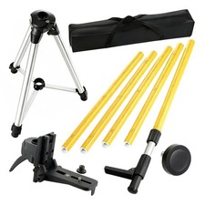 13.8-foot multifunctional laser level pole wi...
