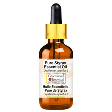 Greenwood Essential Styrax Essential Oil Liquidambar Styraciflua L Glass