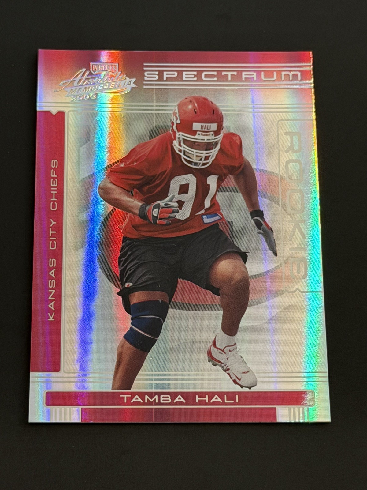 Tamba Hali Playoff Absolute Memorabilia #177 Spectrum Silver