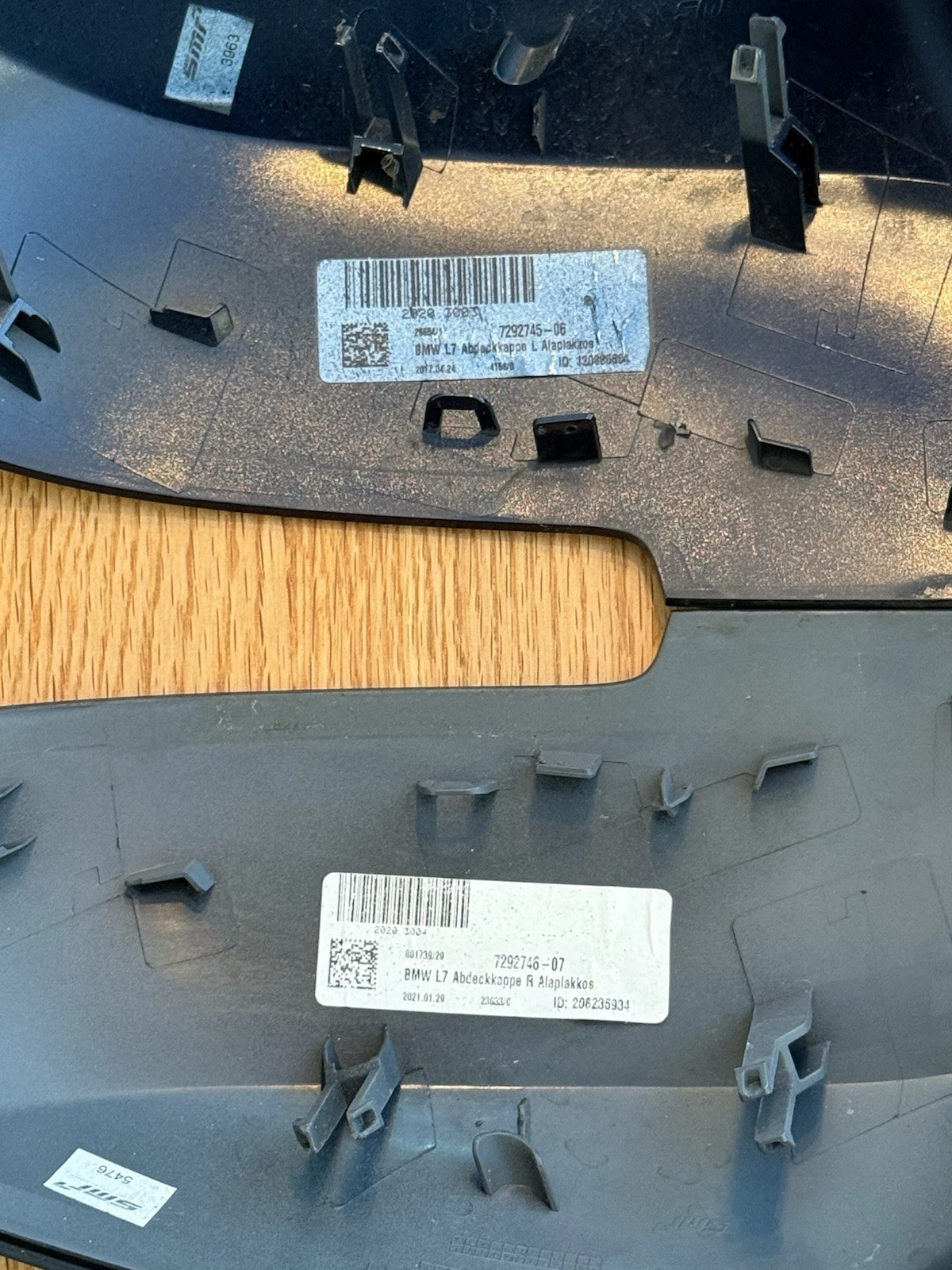BMW F20 F30 1 2 3 4 Series Wing Mirror Cover Left Right Blue 7292745 7292746 Set 4