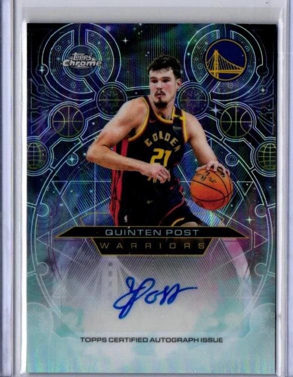 2025-26 Topps Chrome Update #CH-QP Quinten Post Chromographs