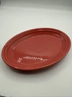 Fiesta Fiestaware Homer Laughlin Flamingo Salmon Pink Oval Serving Dish 9.5”