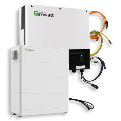 Inverter Hybrid-Wechselrichter LiFePO4-Speicher Nachrüstsatz ARK Akku Growatt