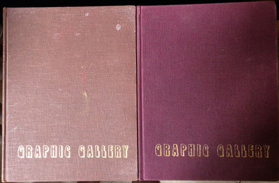 GRAPHIC GALLERY#1-#10 Bound Vol I & II~ Orig Art Reference ~ HTF, Rare 1970's HB