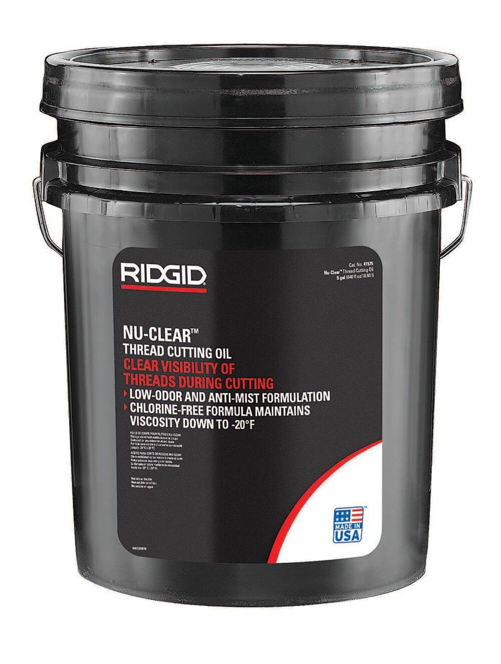 Масло для резки Nu-Clear объемом 5 галлонов Ridgid 35590₽