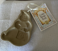 Vintage Halloween Brown Bag Cookie Company Ghost Mold 1990 W/Recipe Book